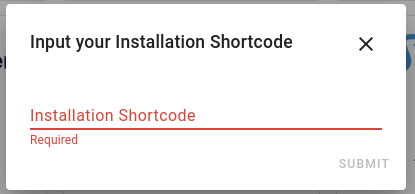 Input Shortcode